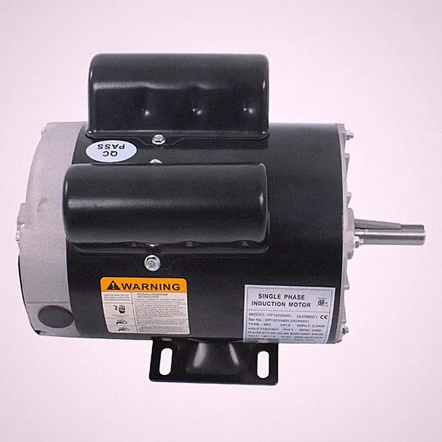 3450 RPM 3 HP SPL Electric Motor Compressor Duty 56 Frame 1 Phase 115/230 Volts