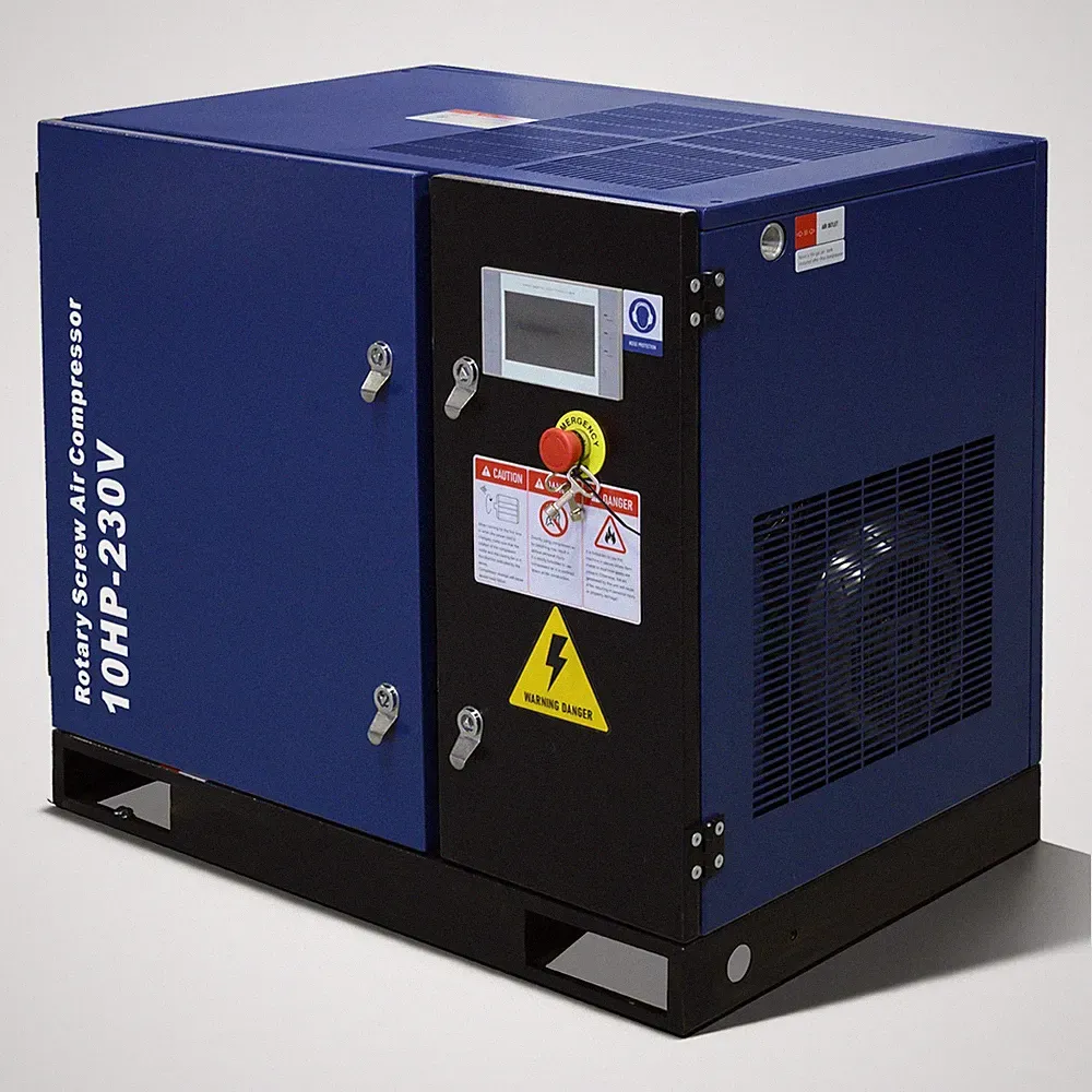 34CFM Rotary Screw Air Compressor - 125 PSI, 10 HP, 230V Commercial Use