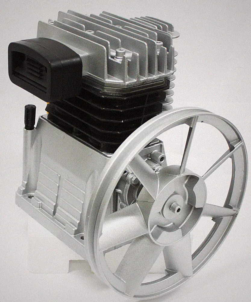 3HP Belt Driven Twin Cylinder Air Compressor Pump Head In-Line 1 Stage 145PSI