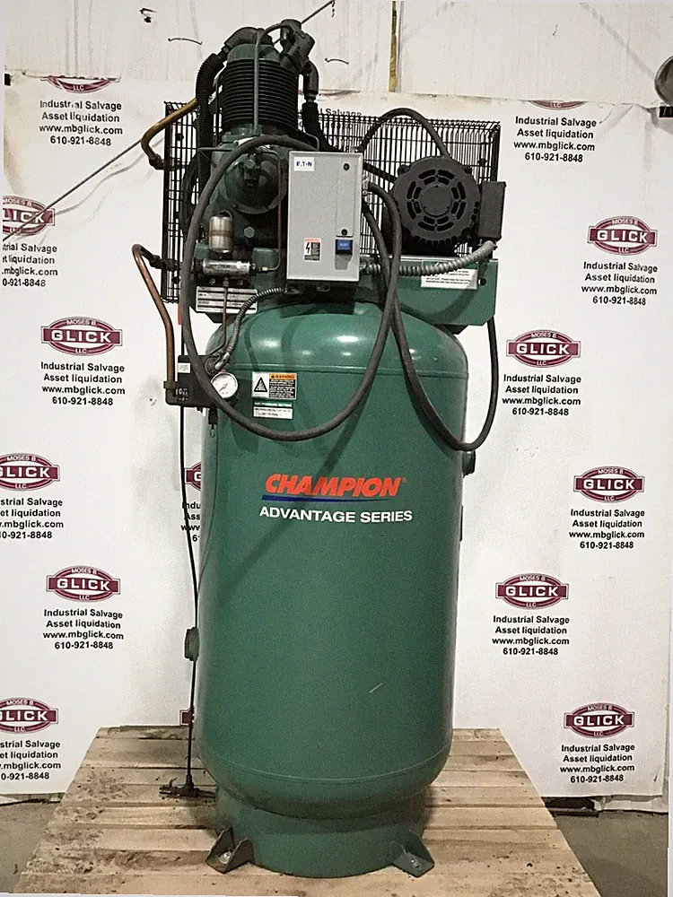 Champion Pneumatic VR5-8 Industrial Vertical Air Compressor Tank 5HP 3PH