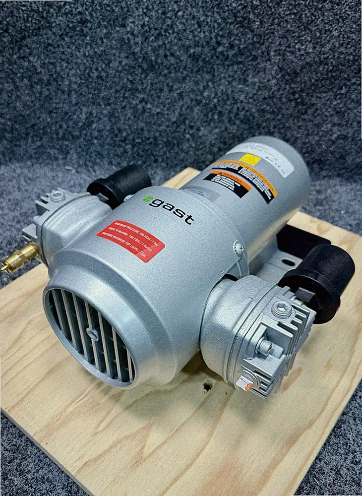 GAST 3HBB-251-M322A Piston Air Compressor 12V DC, 1/3 HP, 1/4"