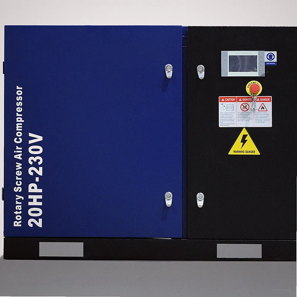 Heavy Duty 20HP Rotary Screw Air Compressor 74CFM 125PSI 230V 3PHASE 60HZ