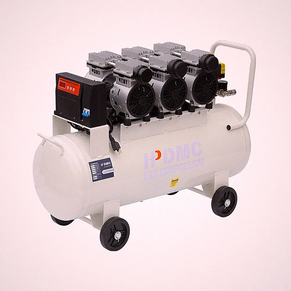 HPDAVV Ultra Quiet Air Compressor 3 HP Oil Free 13 CFM@ 115PSI W/ 17 Gal Tank