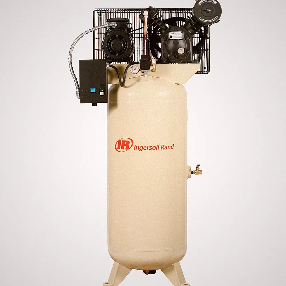 Ingersoll Rand Type-30 Reciprocating Air Compressor, 5 HP, 230 Volt, 3 Phase