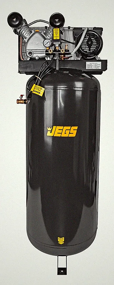 JEGS Air Compressor [3 HP, 110 Volt, Single Phase, 60-Gallon Tank]