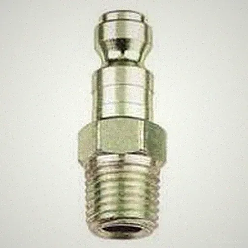 NEW PLEWS TRU-FLATE 12-605 AIR LINE COMPRESSOR 3/8" MALE NIPPLE HOSE FITTING
