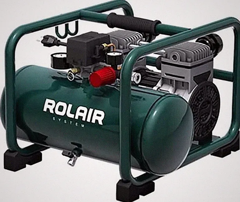 Rolair Hand Carry Portable 2HP Air Compressor Rolair JC20 Super Quiet 70dB 115 V