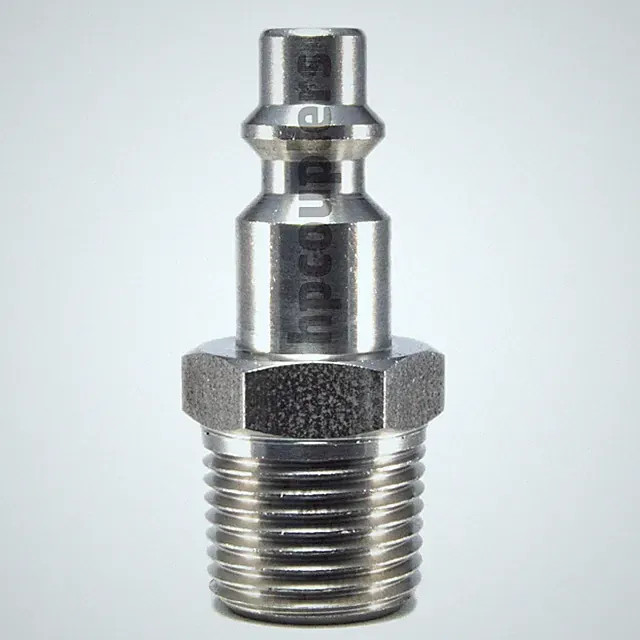 STAINLESS STEEL 3/8" NPT Air Compressor Male Quick Connect Hose Fitting Plug