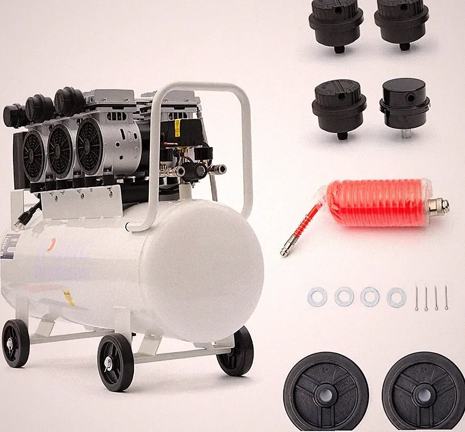Ultra Quiet Air Compressor Oil Free Air Compressor 3HP 115PSI MAX W/ 17 Gal Tank