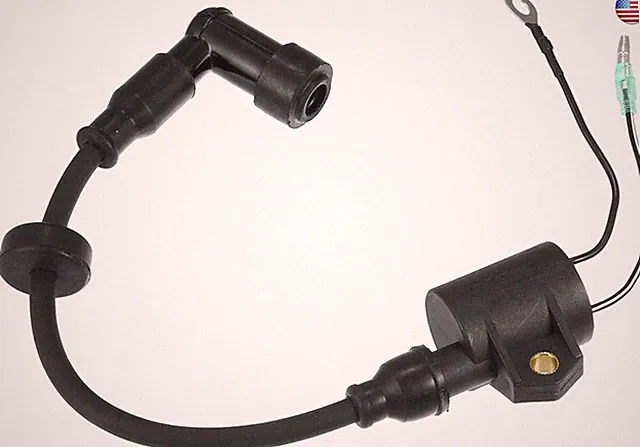 uxcell Ignition Coil Assy for Yamaha 2 Stroke 3 Cylinder 25HP 30HP 40HP 50HP